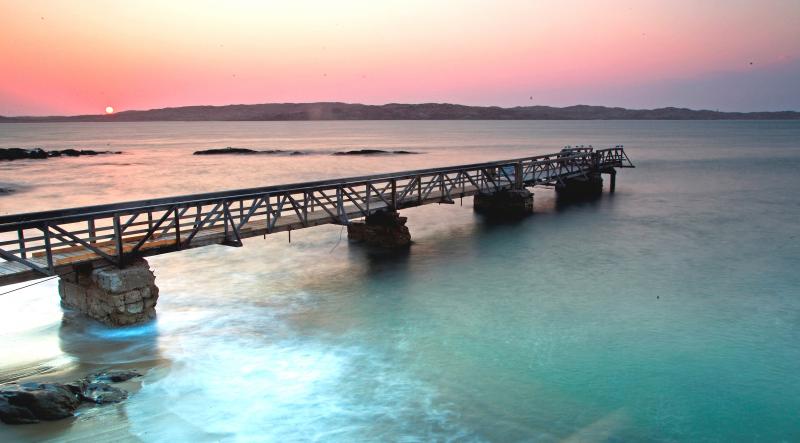 Namibia, Lüderitz, The Nest Hotel, Steg