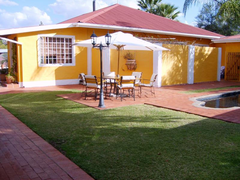 Namibia, Windhoek, Casa Piccolo, Garten