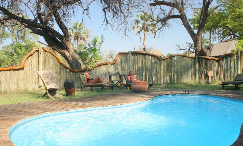 Botswana, Okavango Delta, Pom Pom Camp, Pool