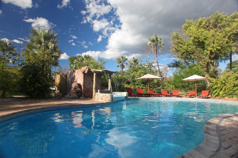 Botswana, Nata Lodge, Nata Lodge Swimmingpool
