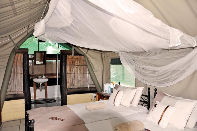 Namibia, Divundu, Ndhovu Safari Lodge, Hauszelt