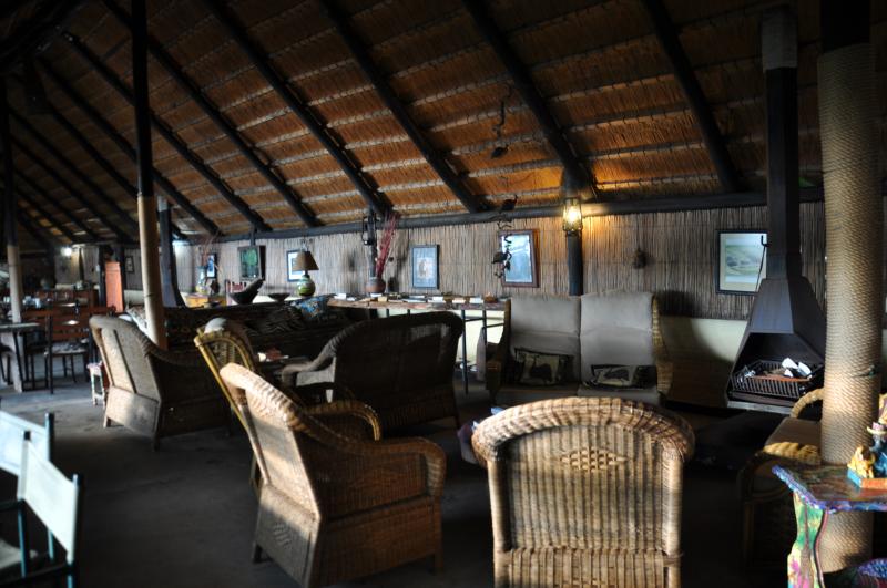 Namibia, Divundu, Ndhovu Safari Lodge, Lounge