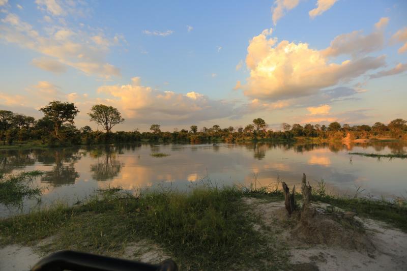 Landschaft im Okavango Delta