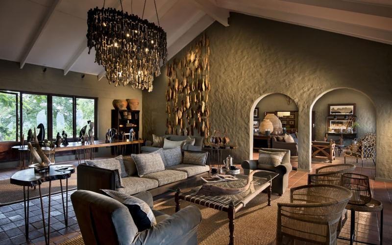 Simbabwe, Lake Kariba, Bumi Hills Safari Lodge, Eingangsbereich