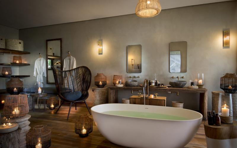 Simbabwe, Lake Kariba, Bumi Hills Safari Lodge, Kingfisher-Cottage