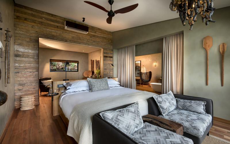 Simbabwe, Lake Kariba, Bumi Hills Safari Lodge, Kingfisher-Cottage