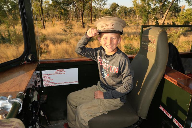 Simbabwe, Hwange Nationalpark, Elephant Express