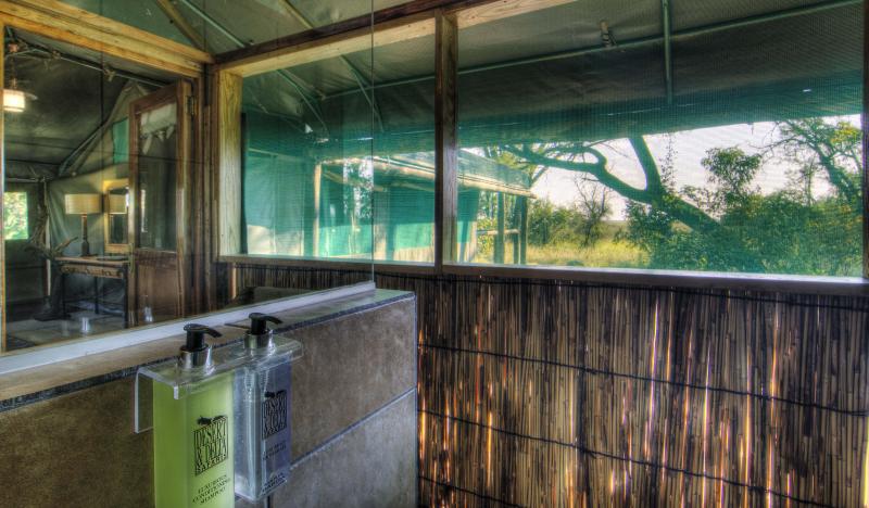 Botswana, Moremi Game Reserve, Camp Moremi, Hauszelt