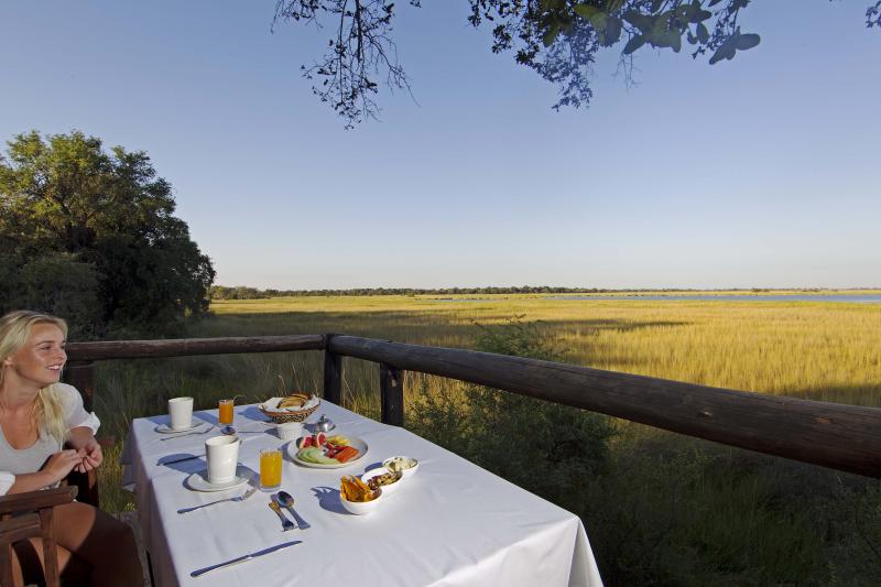 Botswana, Moremi Game Reserve, Camp Moremi, Frühstück, Impressionen