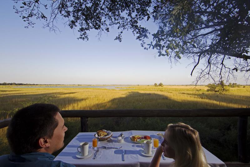 Botswana, Moremi Game Reserve, Camp Moremi, Frühstück, Impressionen