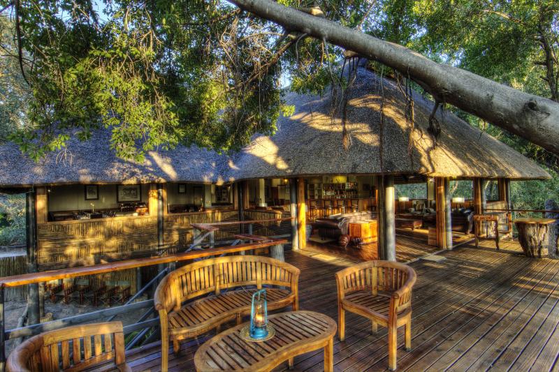 Botswana, Moremi Game Reserve, Camp Moremi, Aussichtsdeck