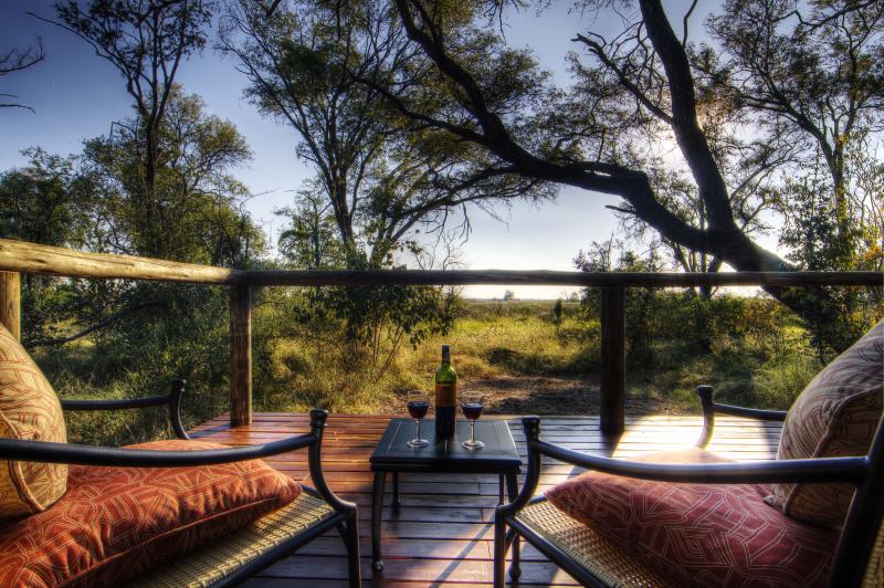 Botswana, Moremi Game Reserve, Camp Moremi, Hauszelt