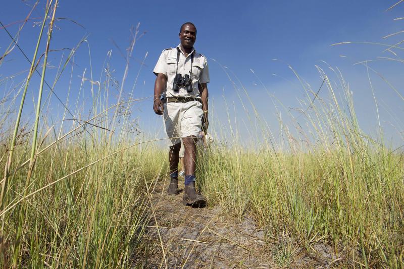 Botswana, Okavango Delta, Camp Okavango, Safari, Gamedrive, Bushwalk, Ranger