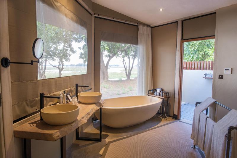 Sambia, Lower Zambezi Nationalpark, Sausage Tree Camp, Luxury Suite