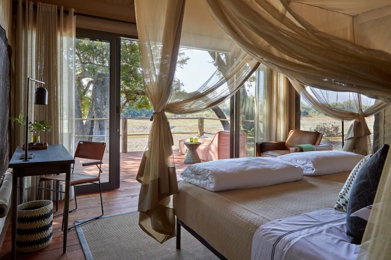 Sambia, South Luangwa Nationalpark, KuKaya Camp, Zimmerbeispiel