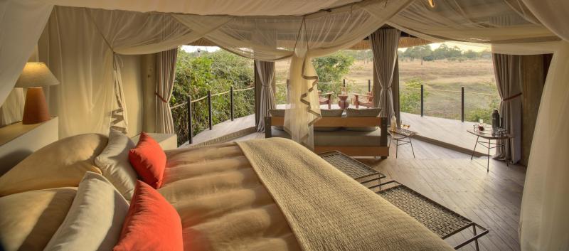 Sambia, Luangwa Nationalpark, Lions Camp, Zimmerbeispiel