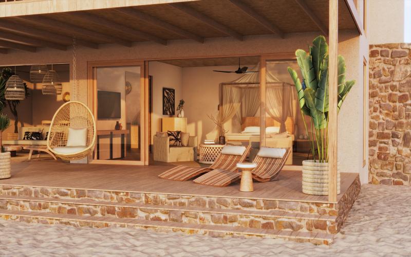 Zanzibar, Bawe Island, Bawe Island Resort, Sultan Palace, Zimmerbeispiel