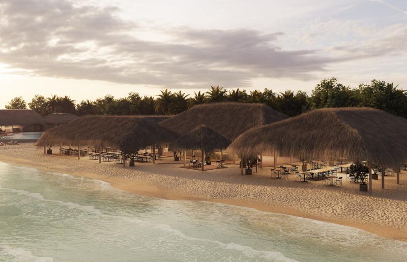 Zanzibar, Bawe Island, Bawe Island Resort, Hauptrestaurant