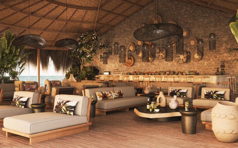 Zanzibar, Bawe Island, Bawe Island Resort, Poolbar