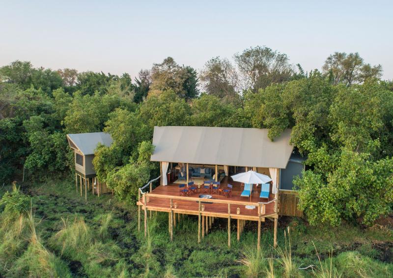 Botswana, Shinde, Zeltbeispiel