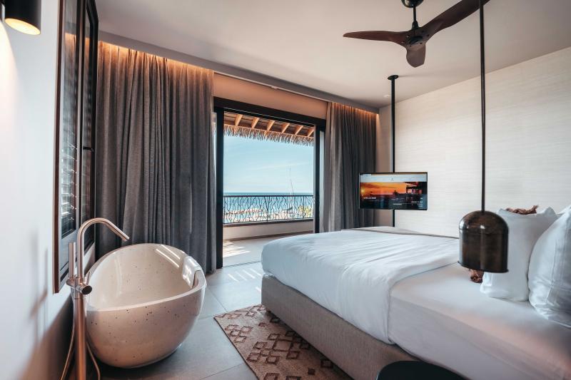 Curacao, Willemstad, Kontiki Beach Resort, Zimmerbeispiel Penthouse Suite