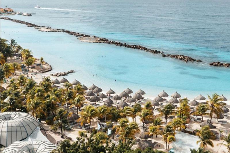 Curacao, Willemstad, Kontiki Beach Resort, Strand