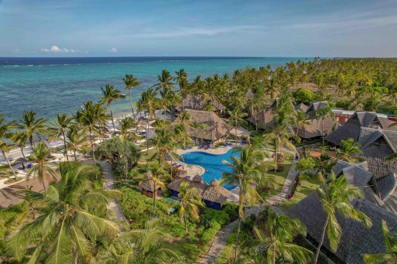 Tansania, South East Coast, Sansibar, Breezes Beach Club, Arealblick