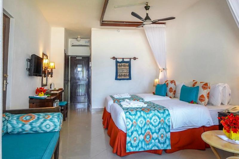 Kenia, Diani Beach, Papillon Lagoon Reef, Zimmerbeispiel Beachfront Room