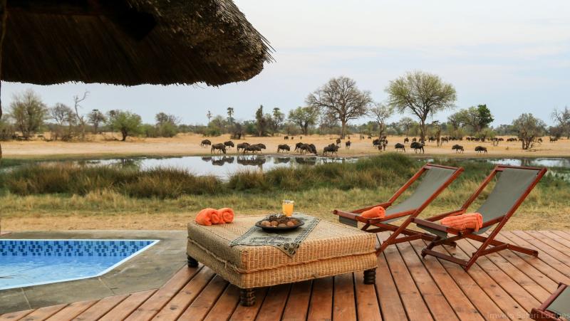 Simbabwe, Hwange NP, Bomani Tented Lodge