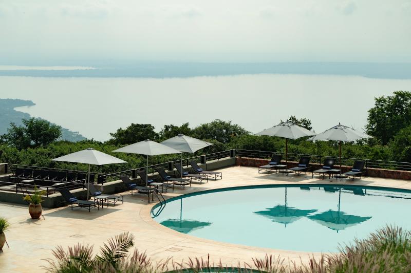 Ruanda, Akagera National Park, SALT of Akagera, Pool